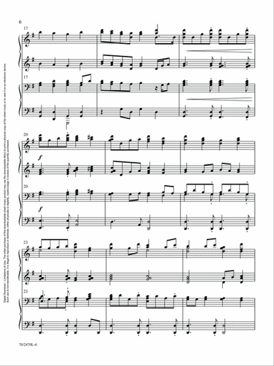 A Keyboard Festival of Hymns, Vol. 2 Piano Accompaniment scores gallery preview page 6
