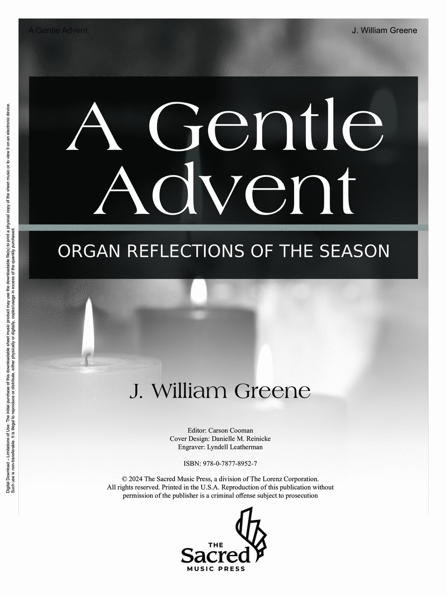 A Gentle Advent A Gentle Advent Organ scores gallery preview page 1