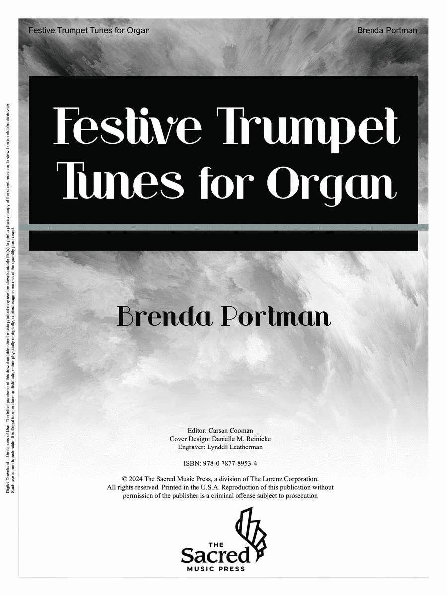 Festive Trumpet Tunes for Organ Trumpet scores gallery preview page 1