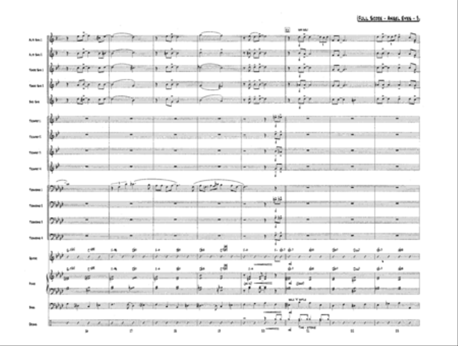 Angel Eyes - Score Angel Eyes - Score Conductor Score scores gallery preview page 5