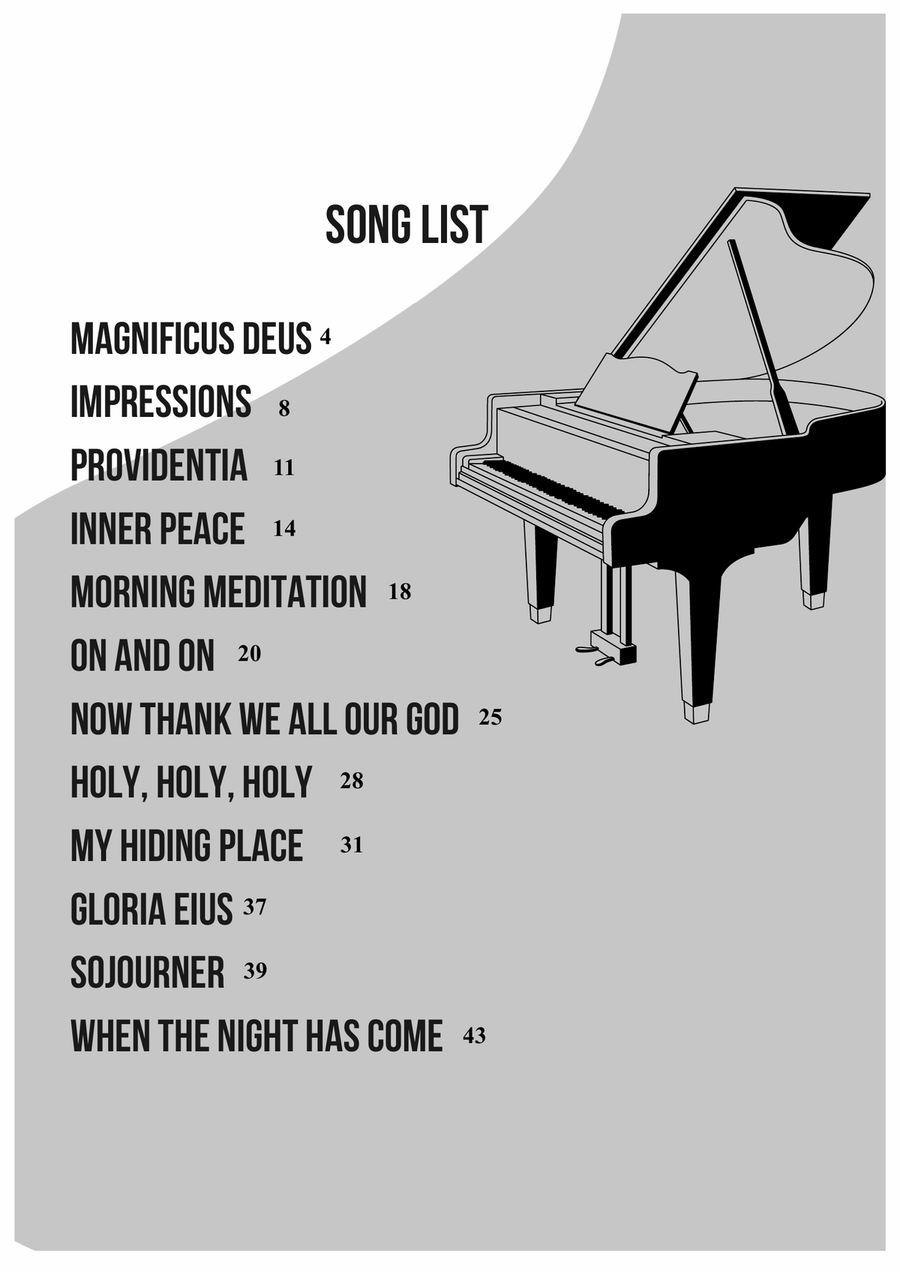 12 Original Compositions for Piano Recitals Piano Solo scores gallery preview page 3