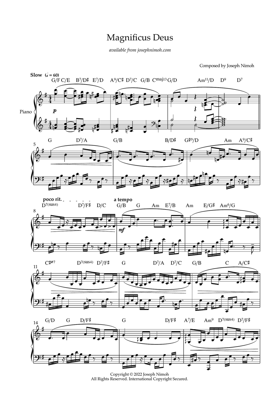 12 Original Compositions for Piano Recitals Piano Solo scores gallery preview page 4