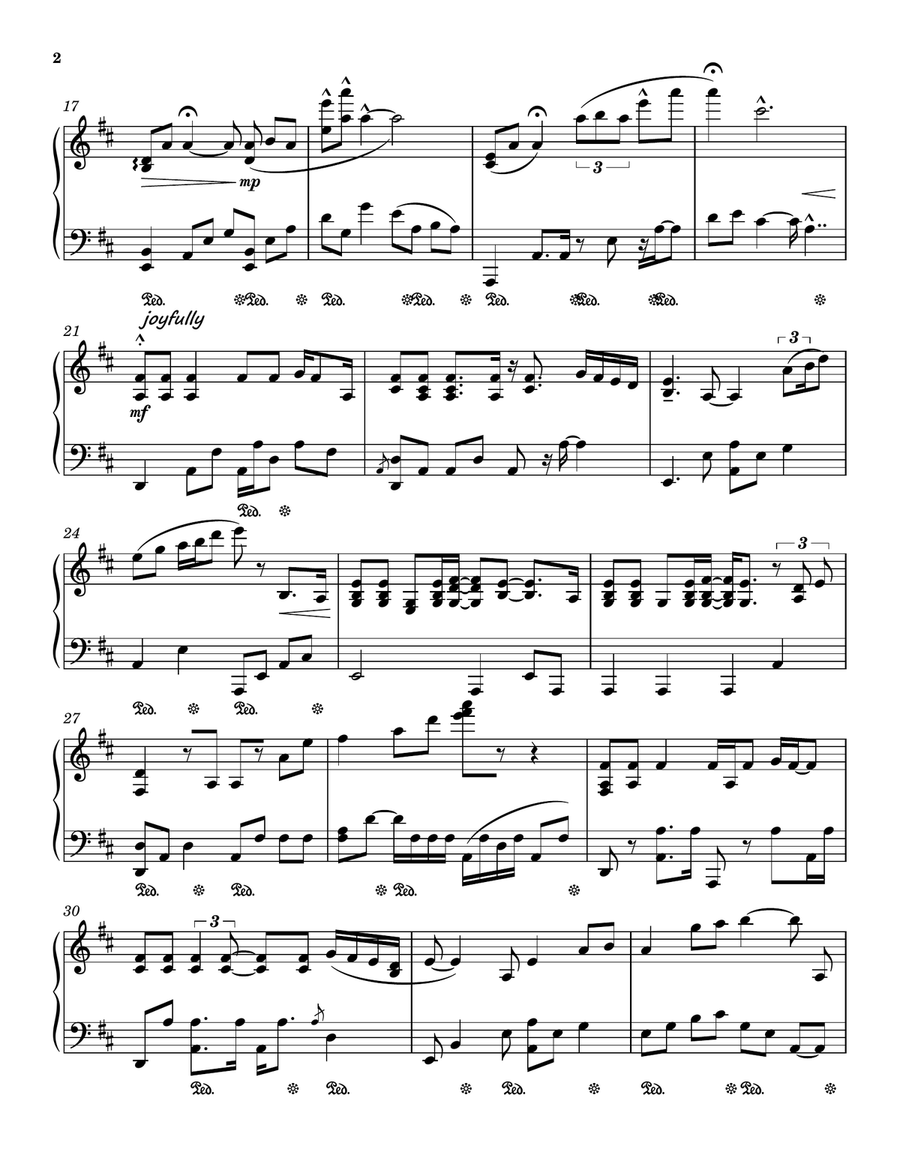 Little Green Apples Piano Solo scores gallery preview page 2