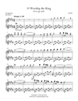 O Worship the King (new age piano)