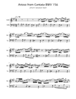 Arioso BWV 156 - Violin and Cello Duet mini preview