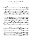 Arioso BWV 156 - Viola Duet w/ Piano mini preview