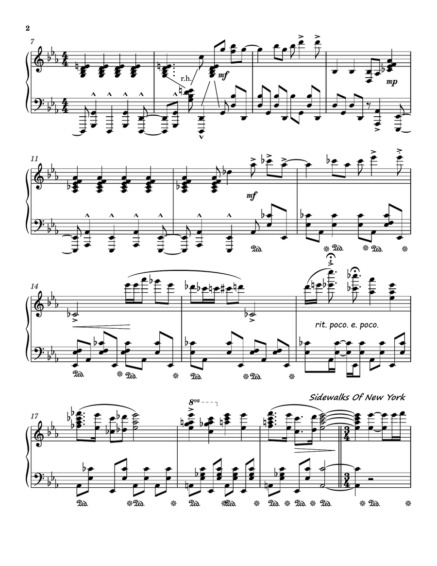 There's No Business Like Show Business Piano Solo scores gallery preview page 2