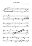 An old garden - Piano part