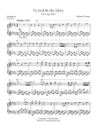 To God Be the Glory (new age piano)