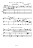 How Can I Keep From Singing