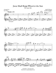 Jesus Shall Reign Where'er the Sun (new age piano)