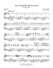 Now Thank We All Our God (new age piano)