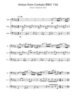 Arioso BWV 156 - Cello Trio mini preview