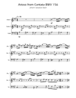 Arioso BWV 156 - String Trio mini preview