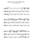 Arioso BWV 156 - Viola Trio mini preview
