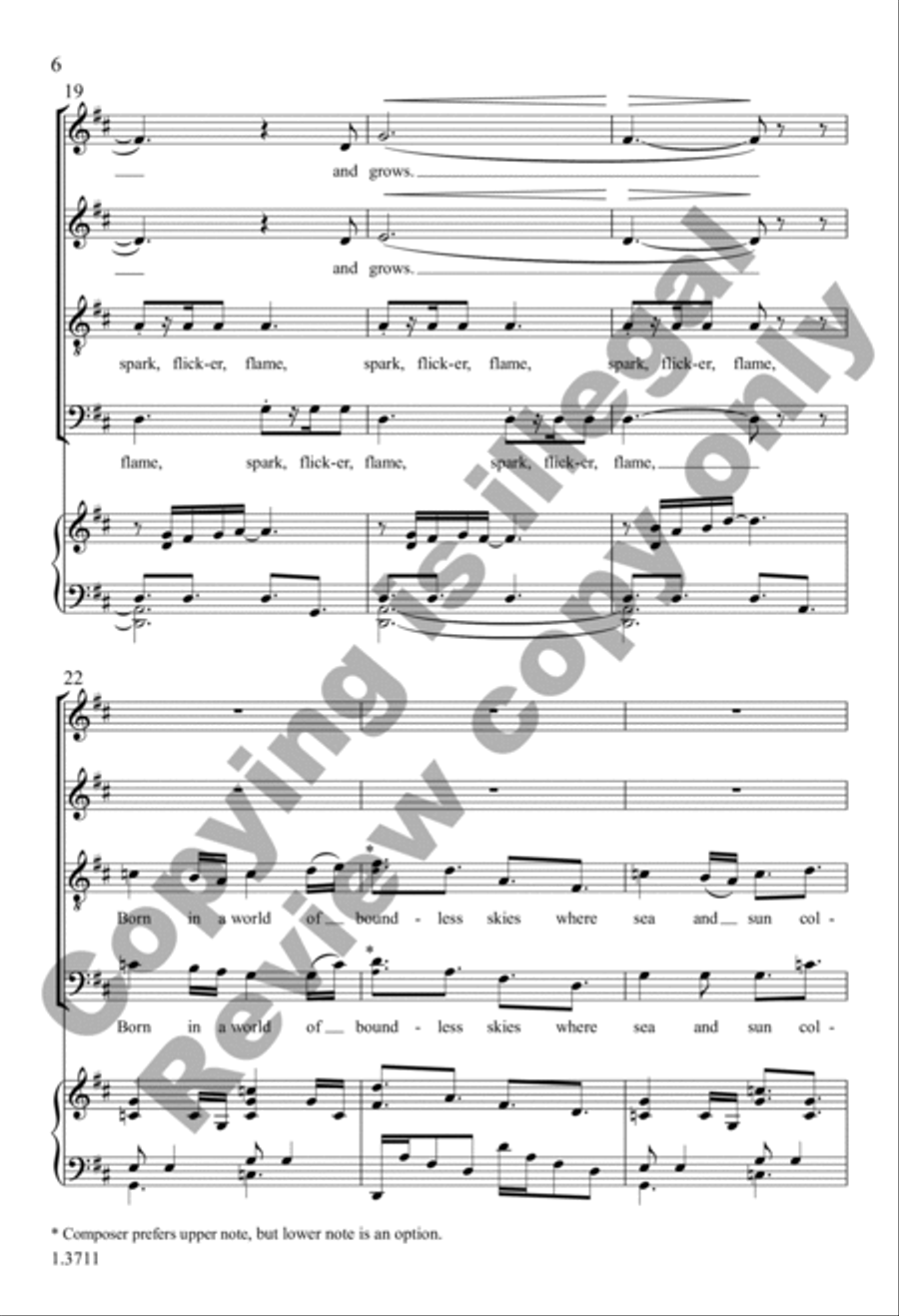 With a Spark With a Spark 4-Part scores gallery preview page 6