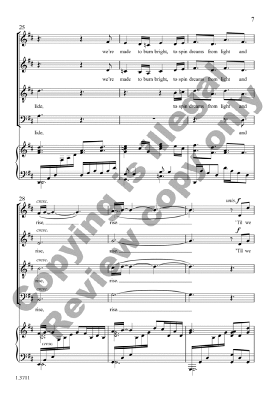 With a Spark With a Spark 4-Part scores gallery preview page 7