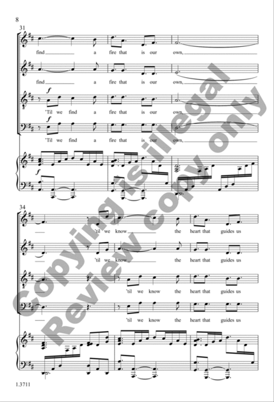 With a Spark With a Spark 4-Part scores gallery preview page 8