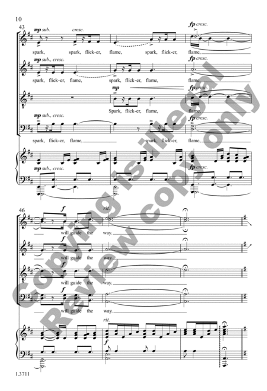 With a Spark With a Spark 4-Part scores gallery preview page 10