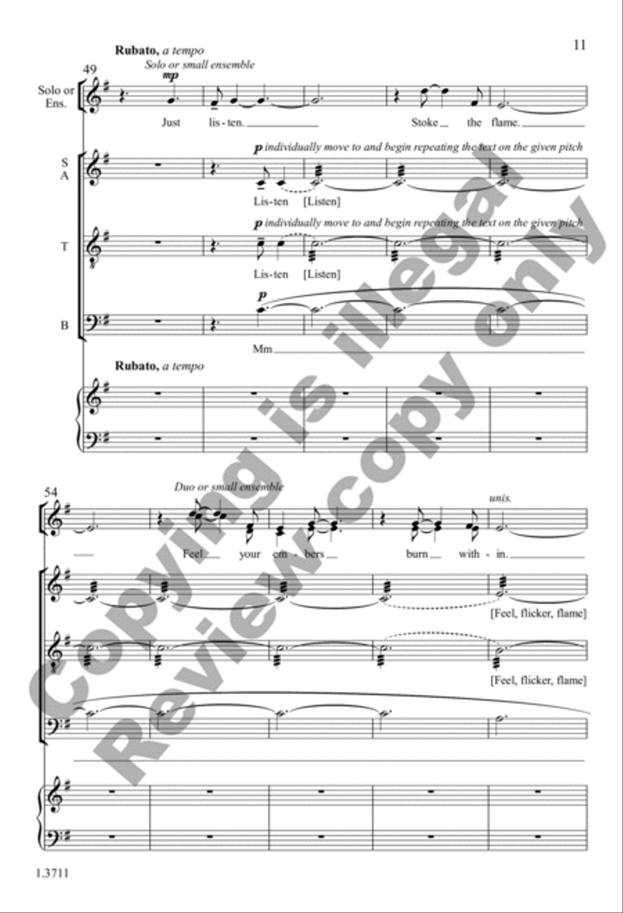 With a Spark With a Spark 4-Part scores gallery preview page 11