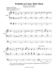 Postlude on Come, Holy Ghost