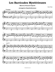Les Barricades Mystérieuses - Couperin (Easy Piano)