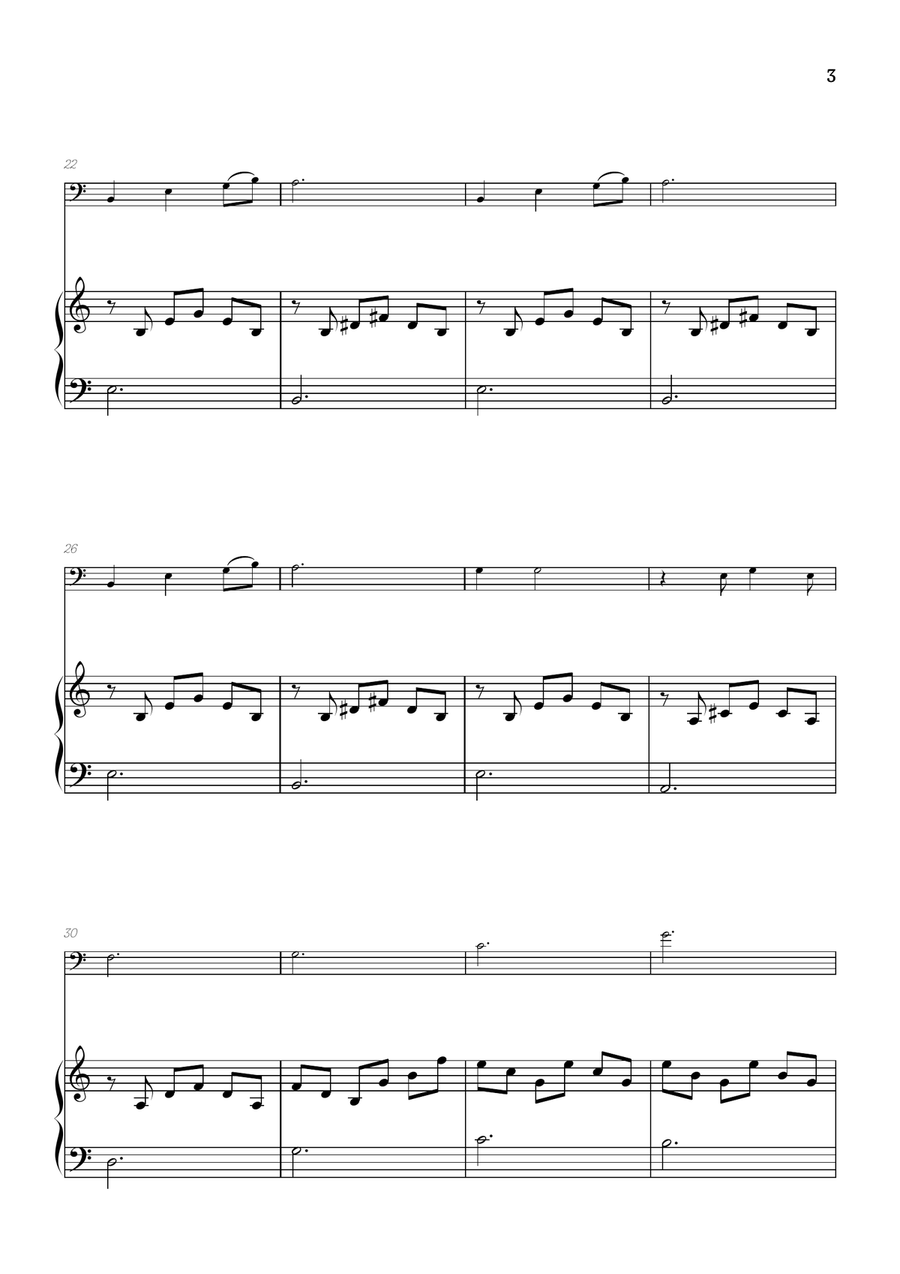 Can't Help Falling In Love Piano scores gallery preview page 3