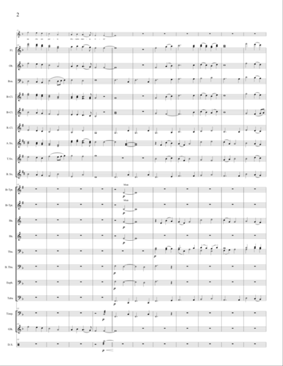 Fratello Sole, Sorella Luna Concert Band scores gallery preview page 3