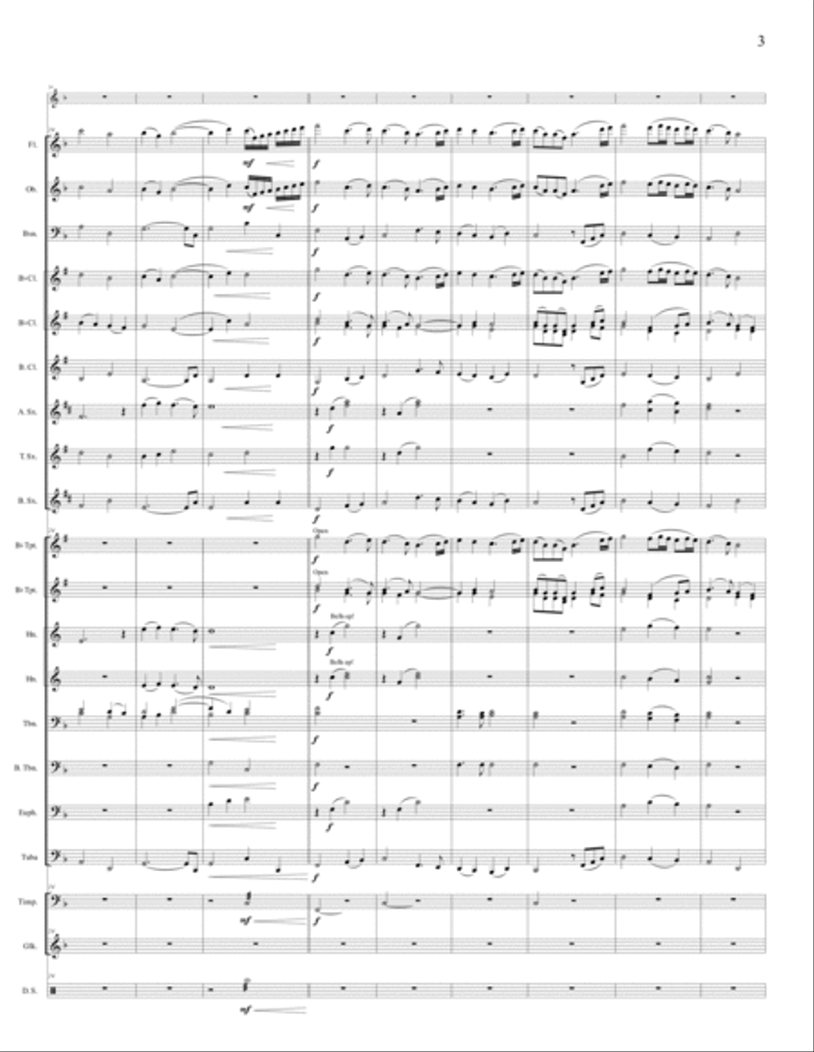 Fratello Sole, Sorella Luna Concert Band scores gallery preview page 4