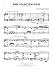 This Nearly Was Mine (arr. Dick Hyman)