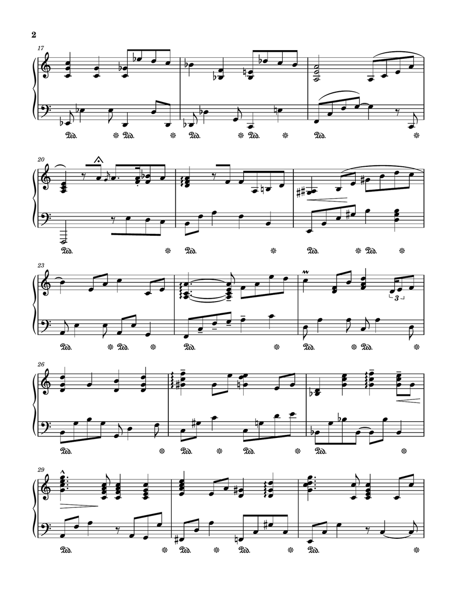 Two For The Road Piano Solo scores gallery preview page 2