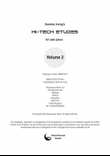 Hi-Tech Etudes Volume 2 (15 intermediate to advanced technology inspired pieces for solo piano)