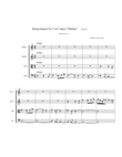 String Quartet No 2 "Sibelian" Opus 25 - 2nd Movement (2 of 4) - Score Only mini preview