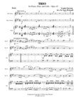 Trio for Piano, Flute and Cello - Opus 45 mini preview