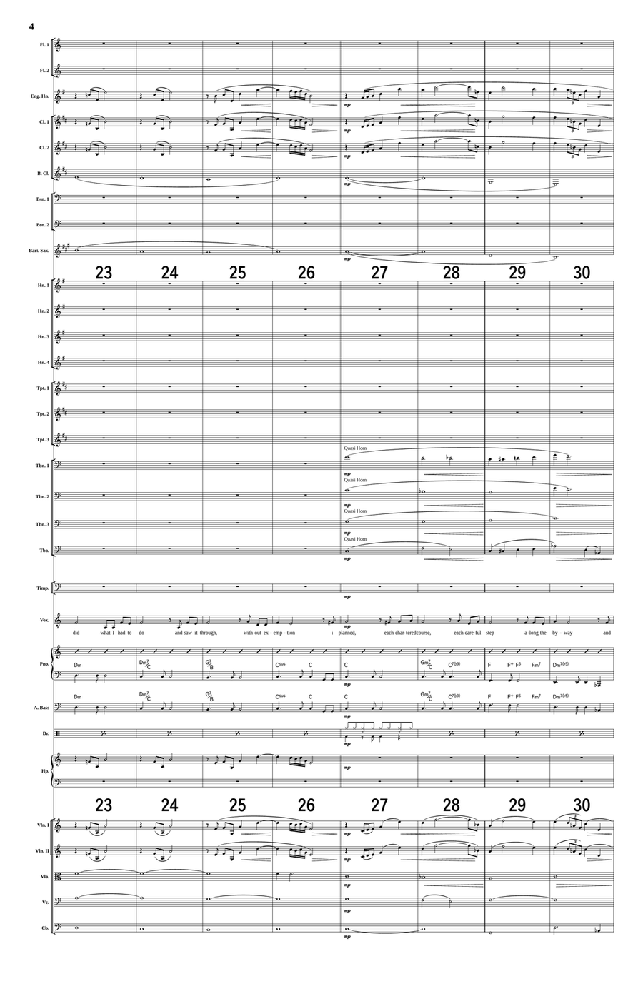 My Way My Way Full Orchestra scores gallery preview page 4