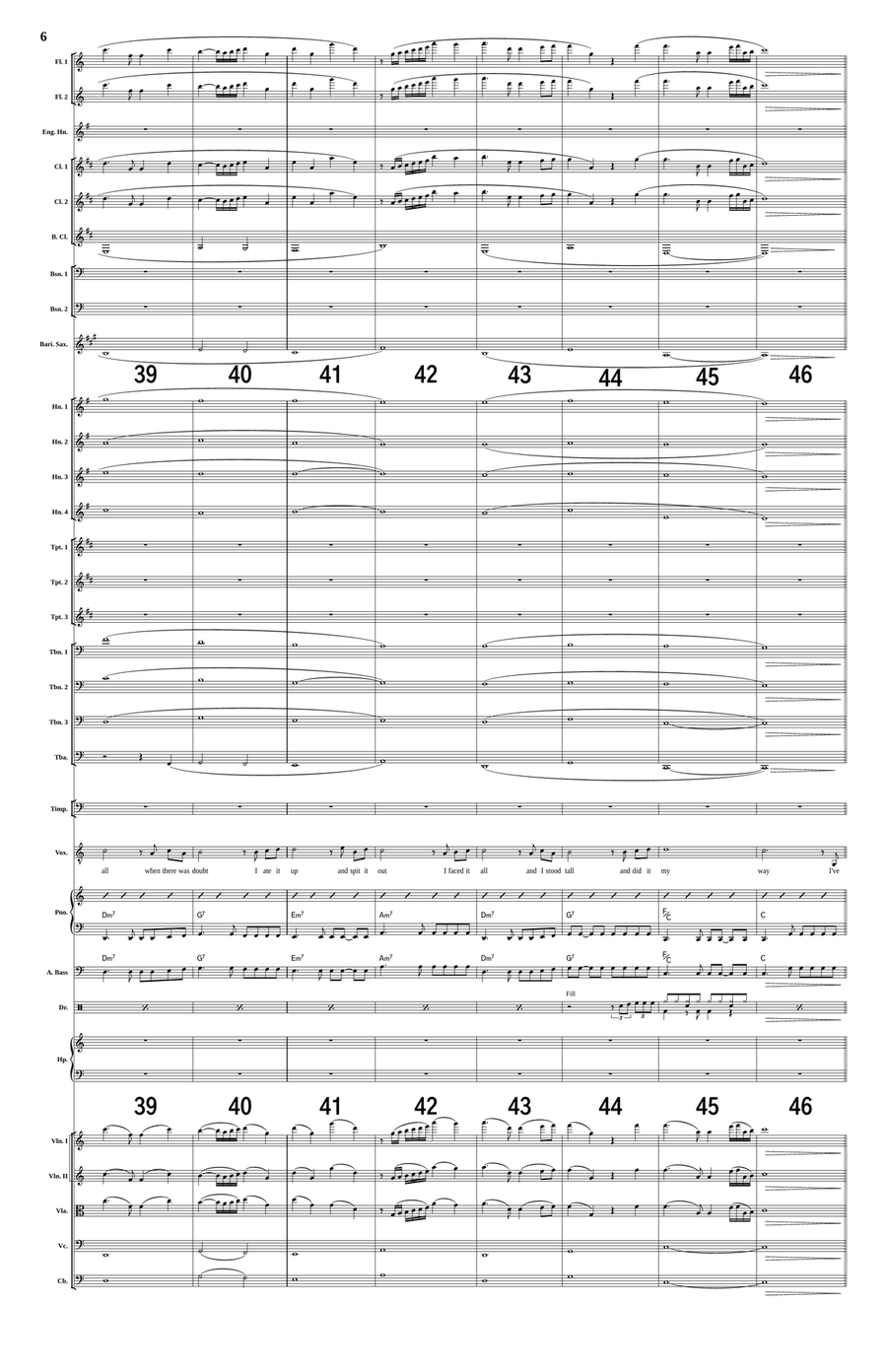 My Way My Way Full Orchestra scores gallery preview page 6