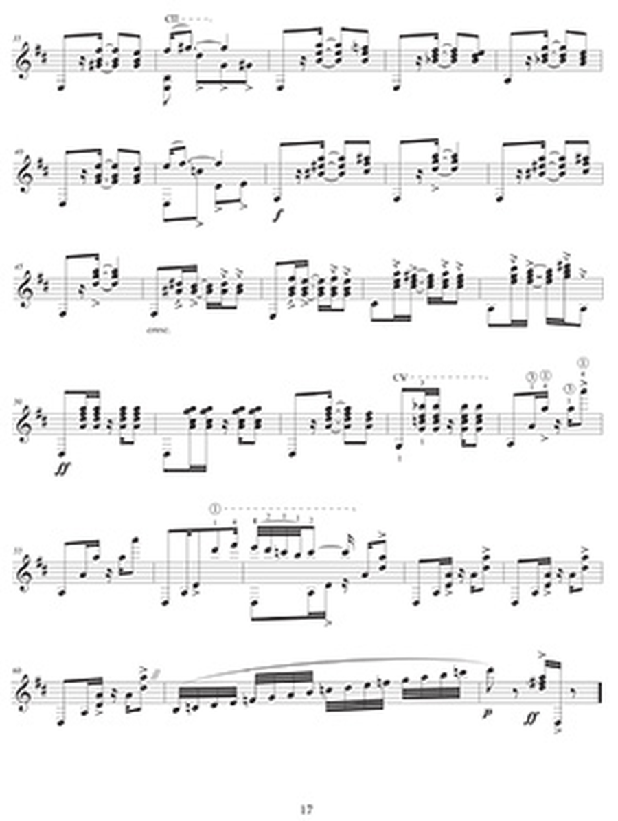 George Gershwin Three Preludes for Flute and Guitar Flute scores gallery preview page 2