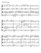 A Whole New World String Quartet scores gallery preview page 4
