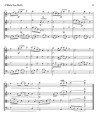 A Whole New World String Quartet scores gallery preview page 6