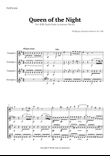 Queen of the Night Aria by Mozart for Trumpet Quartet mini preview