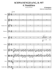 F.Schubert , Ständchen, D957 (Soprano voice - chamber orchestra)