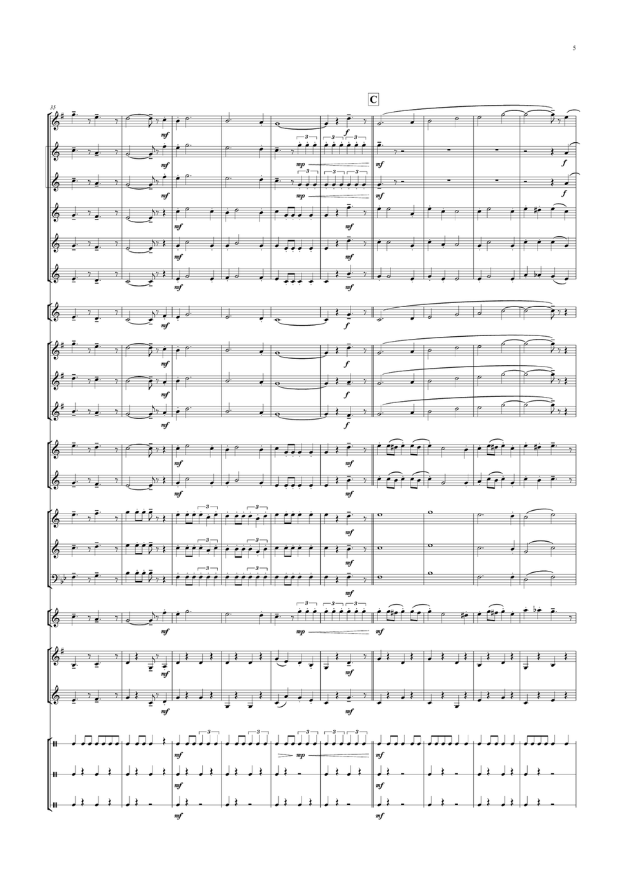 Sussex By The Sea Brass Band scores gallery preview page 5