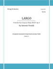 Largo from Winter (Sc. & parts)