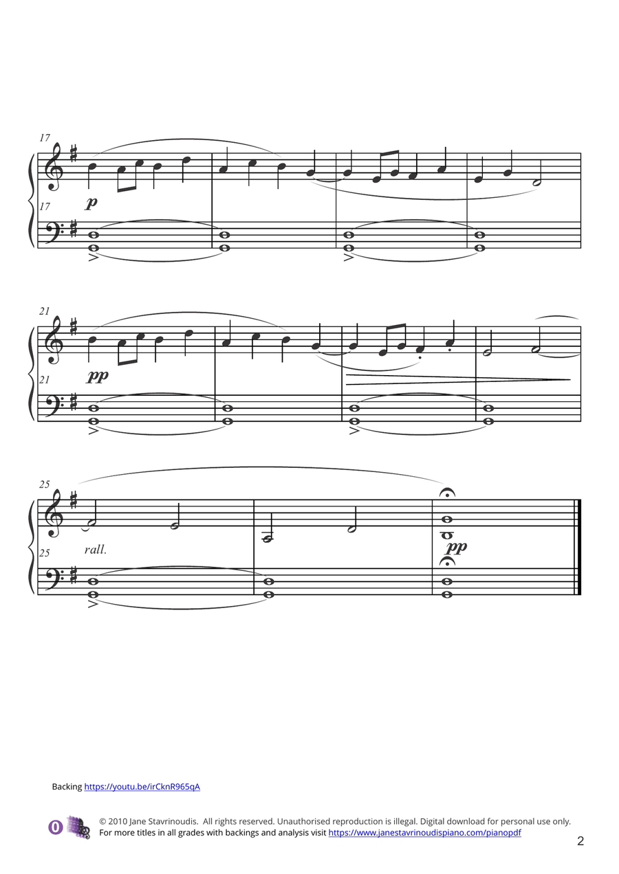 Bourree (No.5 from Opus 17, The alphabet) Chamber Music scores gallery preview page 2