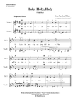 Holy, Holy, Holy (Violin Duet)
