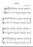 Fur Elise (for flute and french horn)