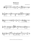 Meditation for Solo Vibraphone