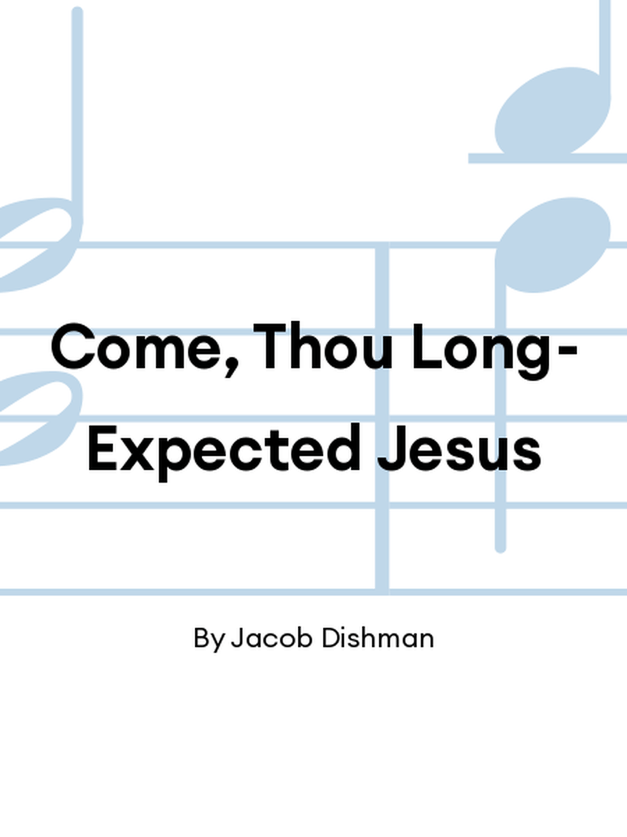Come, Thou Long-Expected Jesus 4-Part scores gallery preview page 1