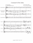 Comment Te Dire Adieu - Score Only