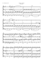 Andante from Piano Concerto No. 21 by Mozart for Tuba Quartet Brass Quartet scores gallery preview page 3
